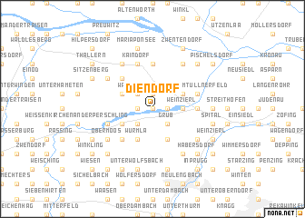 map of Diendorf