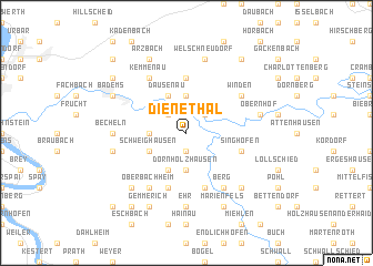 map of Dienethal