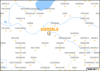 map of Diengalé