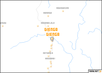 map of Dienga