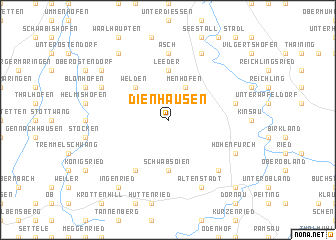 map of Dienhausen