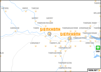 map of Diên Khánh