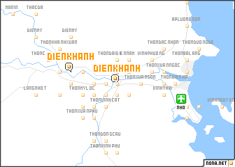 map of Diên Khánh