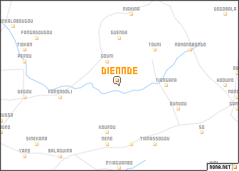 map of Dienndé