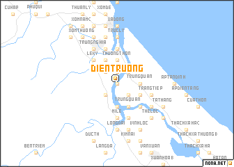 map of Diên Trương