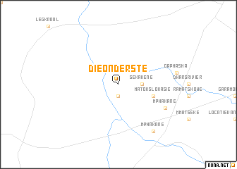 map of Die Onderste