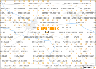 map of Diepenbeek