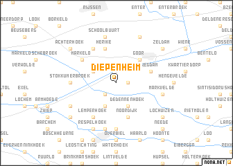 map of Diepenheim