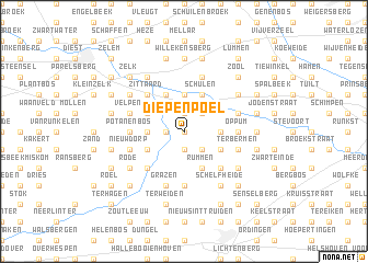 map of Diepenpoel