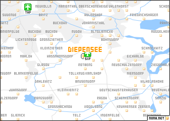 map of Diepensee