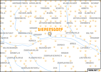 map of Diepersdorf