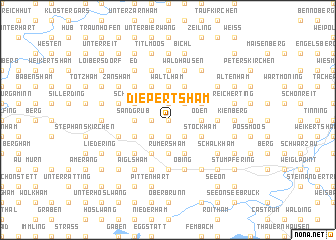 map of Diepertsham