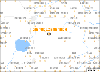 map of Diepholzer Bruch