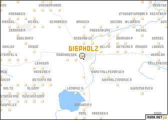 map of Diepholz