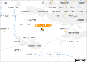 map of Diepkloof