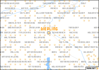 map of Diepling