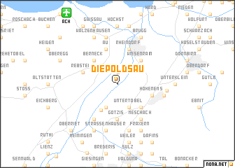 map of Diepoldsau