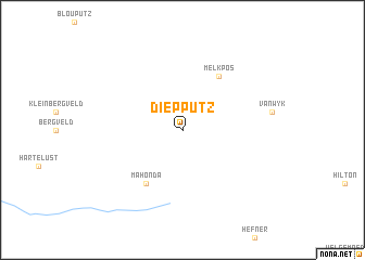 map of Diepputz