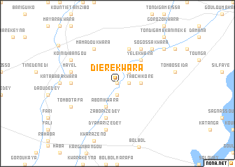 map of Diéré Kwara