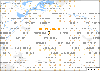 map of Diergaarde