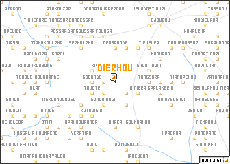 map of Dièrhou