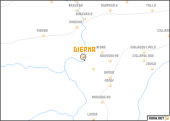 map of Dierma