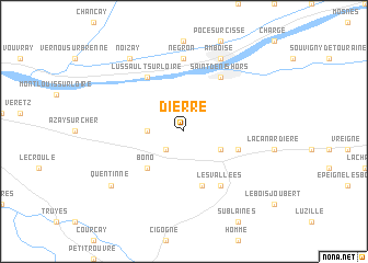 map of Dierre