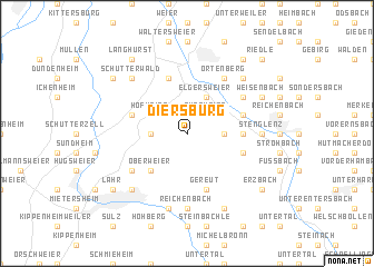 map of Diersburg