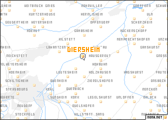 map of Diersheim