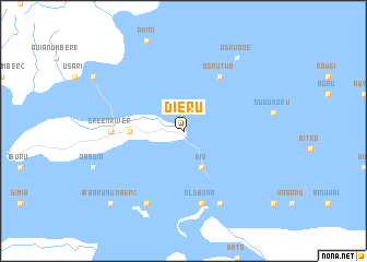 map of Dieru