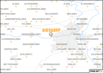 map of Diesdorf