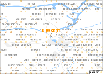 map of Dieskant