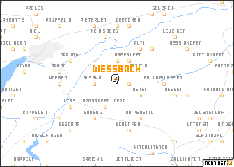 map of Diessbach