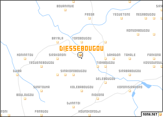 map of Diéssébougou