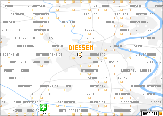 map of Dießem