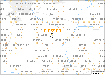 map of Diessen