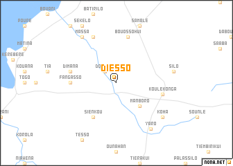 map of Diesso