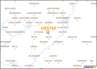 map of Diesten