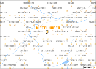 map of Dietelhofen