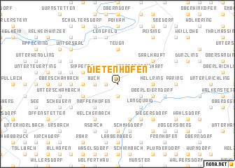 map of Dietenhofen