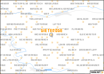 map of Dieterode