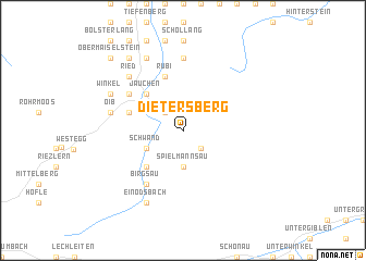 map of Dietersberg