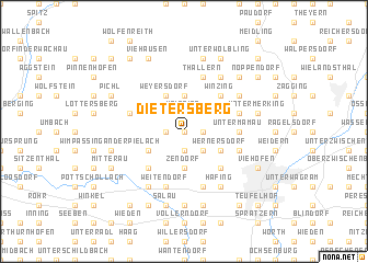 map of Dietersberg