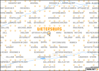 map of Dietersburg