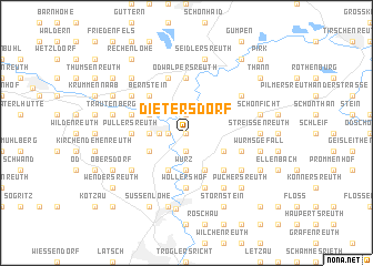 map of Dietersdorf