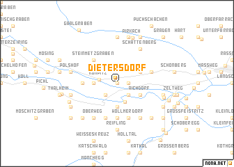 map of Dietersdorf