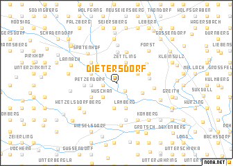 map of Dietersdorf