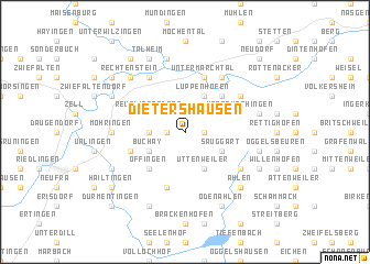 map of Dietershausen