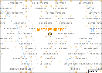 map of Dietershofen