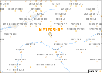 map of Dietershof